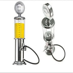 Gas Pump Drink Dispenser single-nozzle model shown from the front and above with its clear chamber