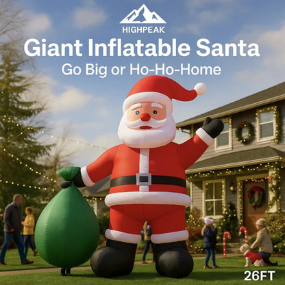 26FT Giant Inflatable Santa