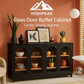 Glass Door Buffet Cabinet