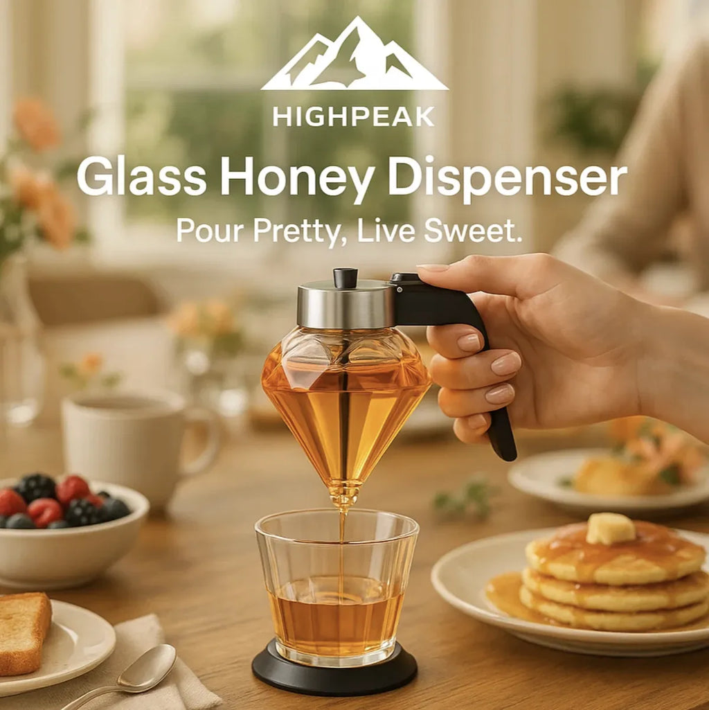 Glass Honey Dispenser