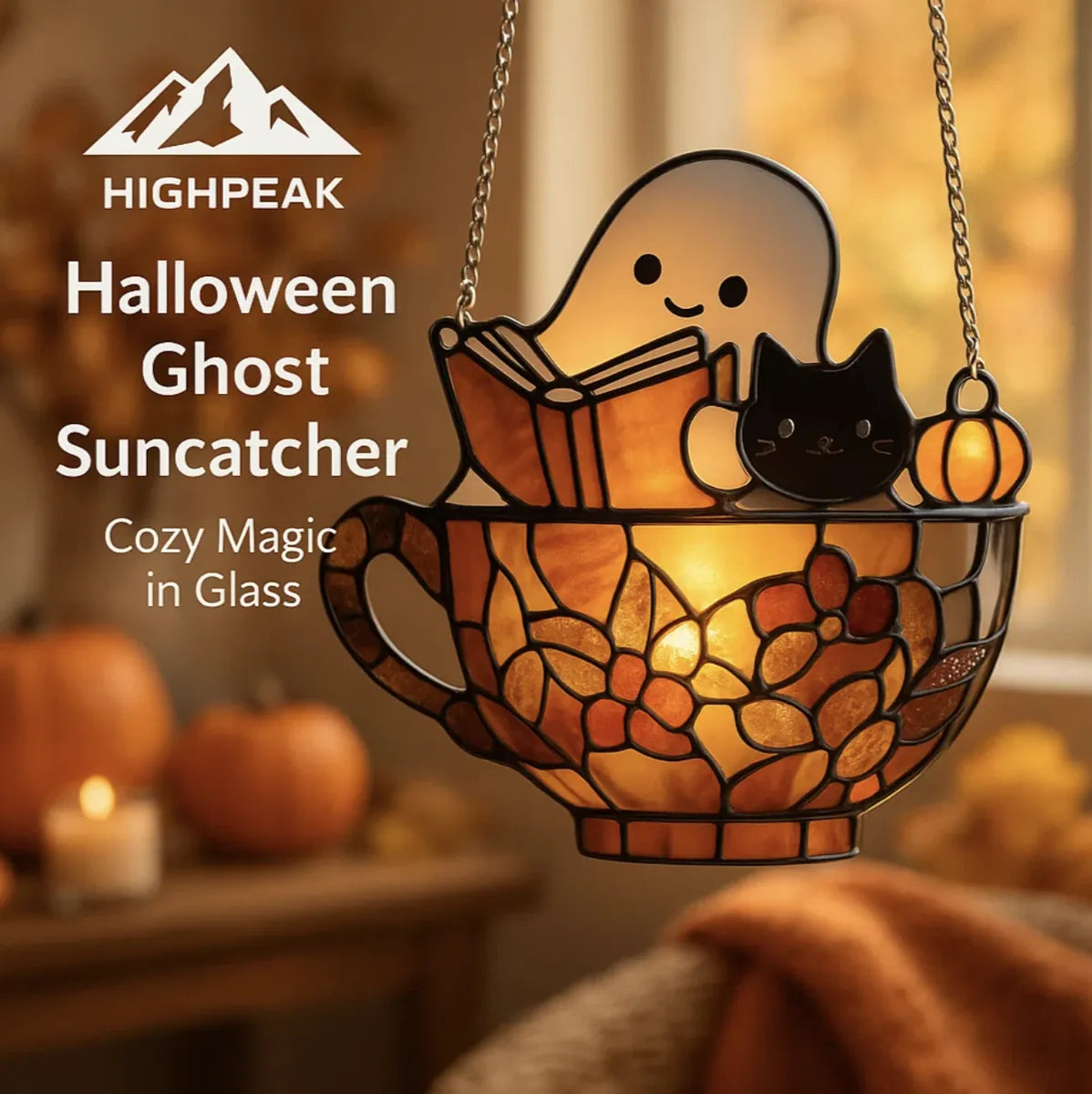 Halloween Ghost Suncatcher