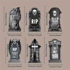 Light Up Halloween Tombstones (6-Pack)