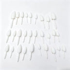 Halloween Pumpkin Teeth Inserts sharp assortment displaying long fangs and smaller pointed teeth