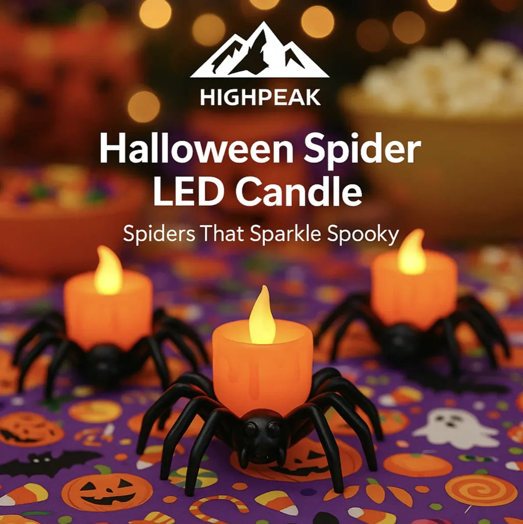 Halloween Spider LED Candle
