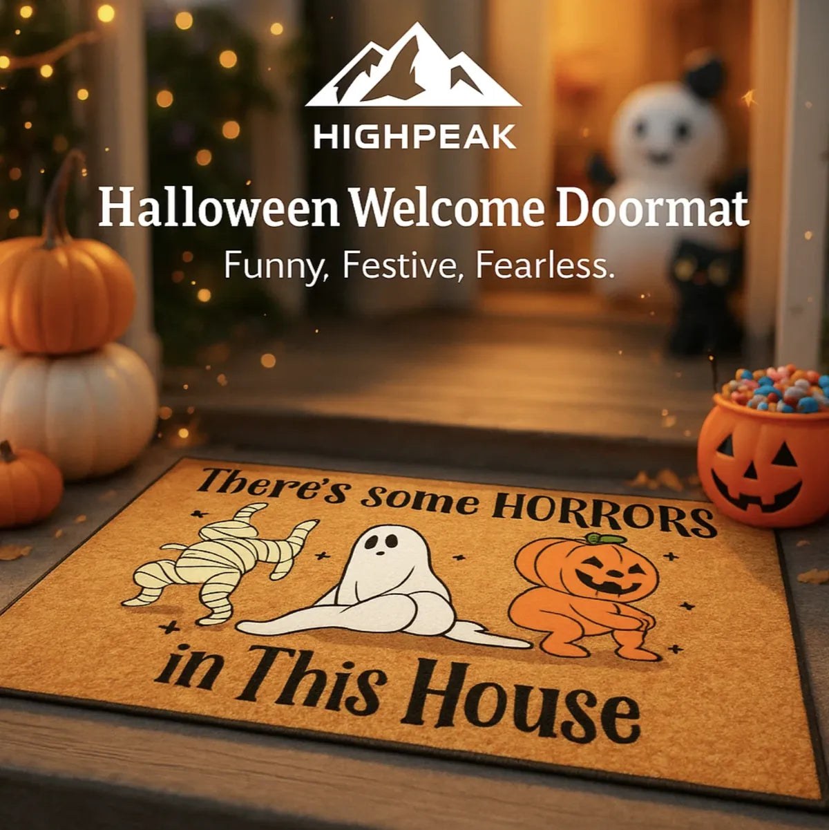 Halloween Welcome Doormat