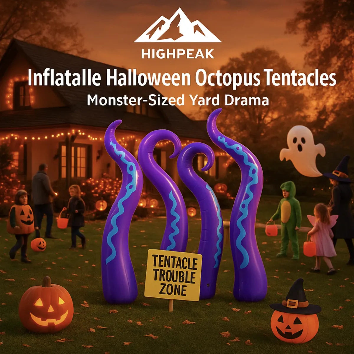 Inflatable Halloween Octopus Tentacles