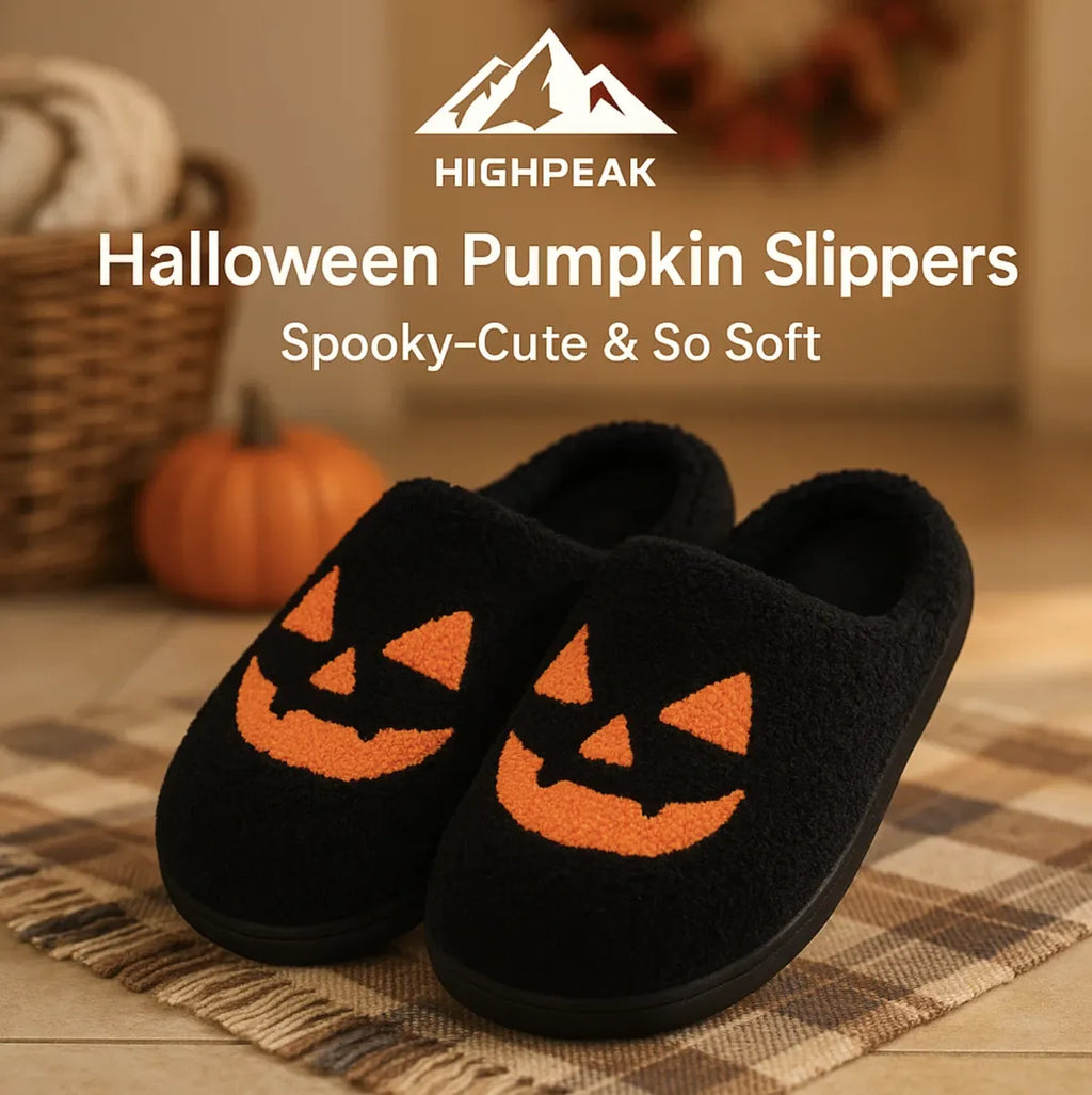 Halloween Pumpkin Slippers