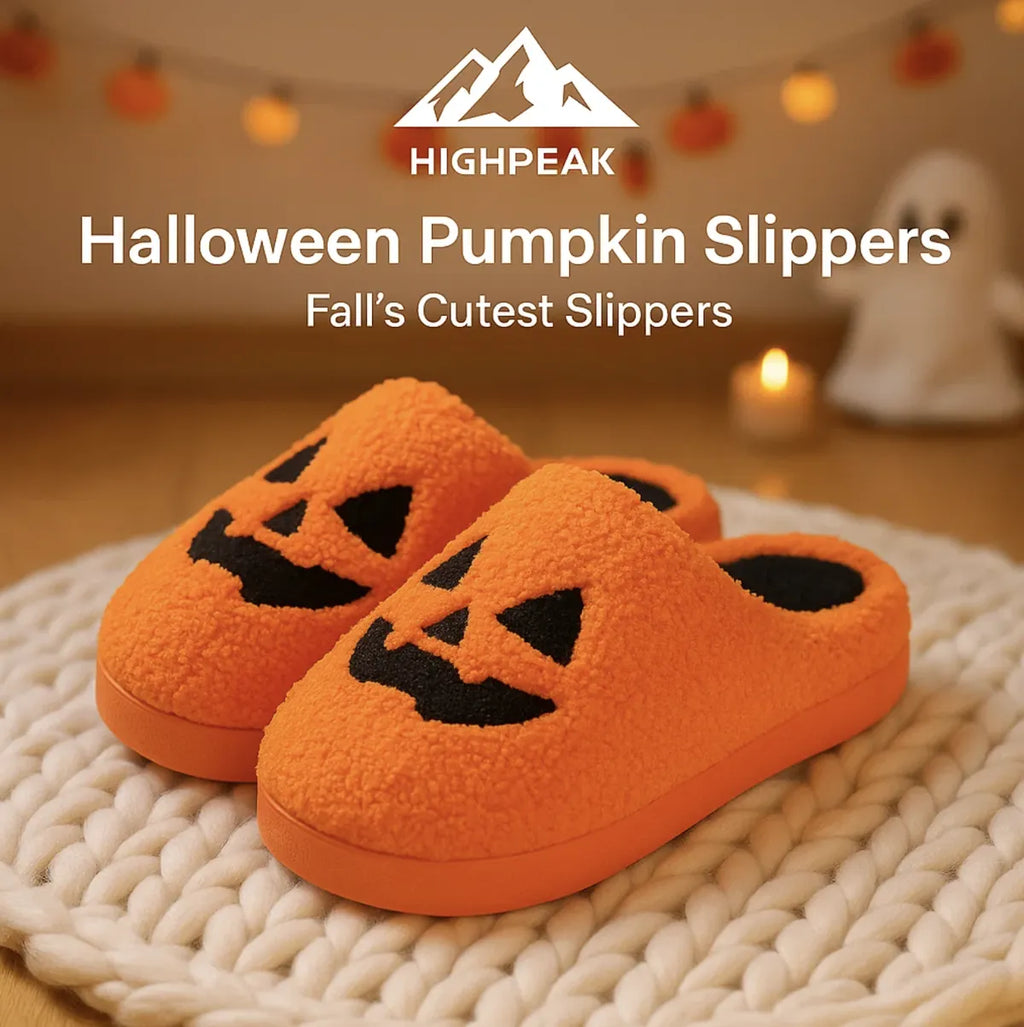 Halloween Pumpkin Slippers