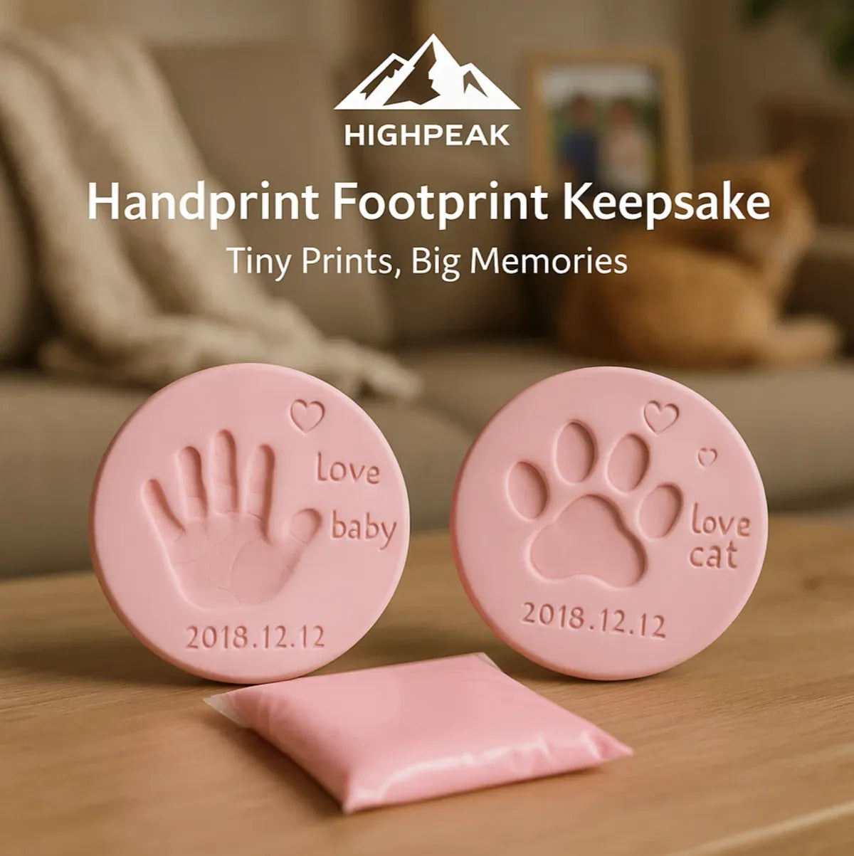 Handprint Footprint Keepsake