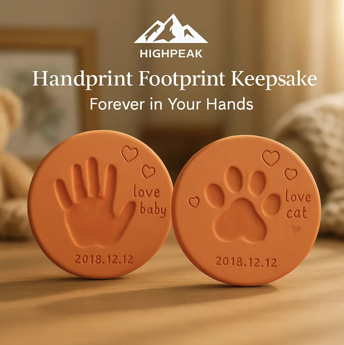Handprint Footprint Keepsake