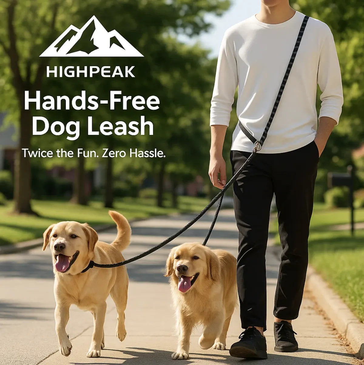 Hands-Free Dog Leash
