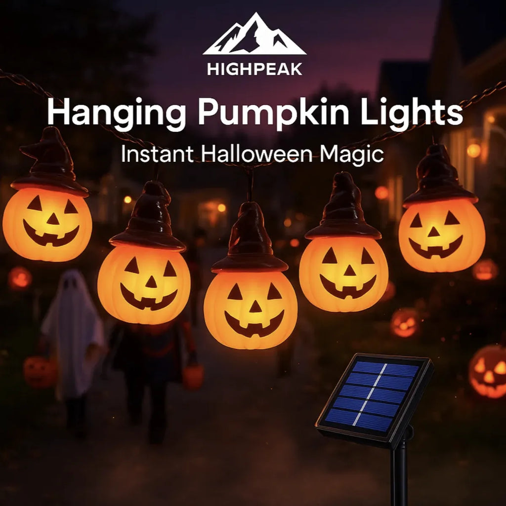 Hanging Pumpkin Lights