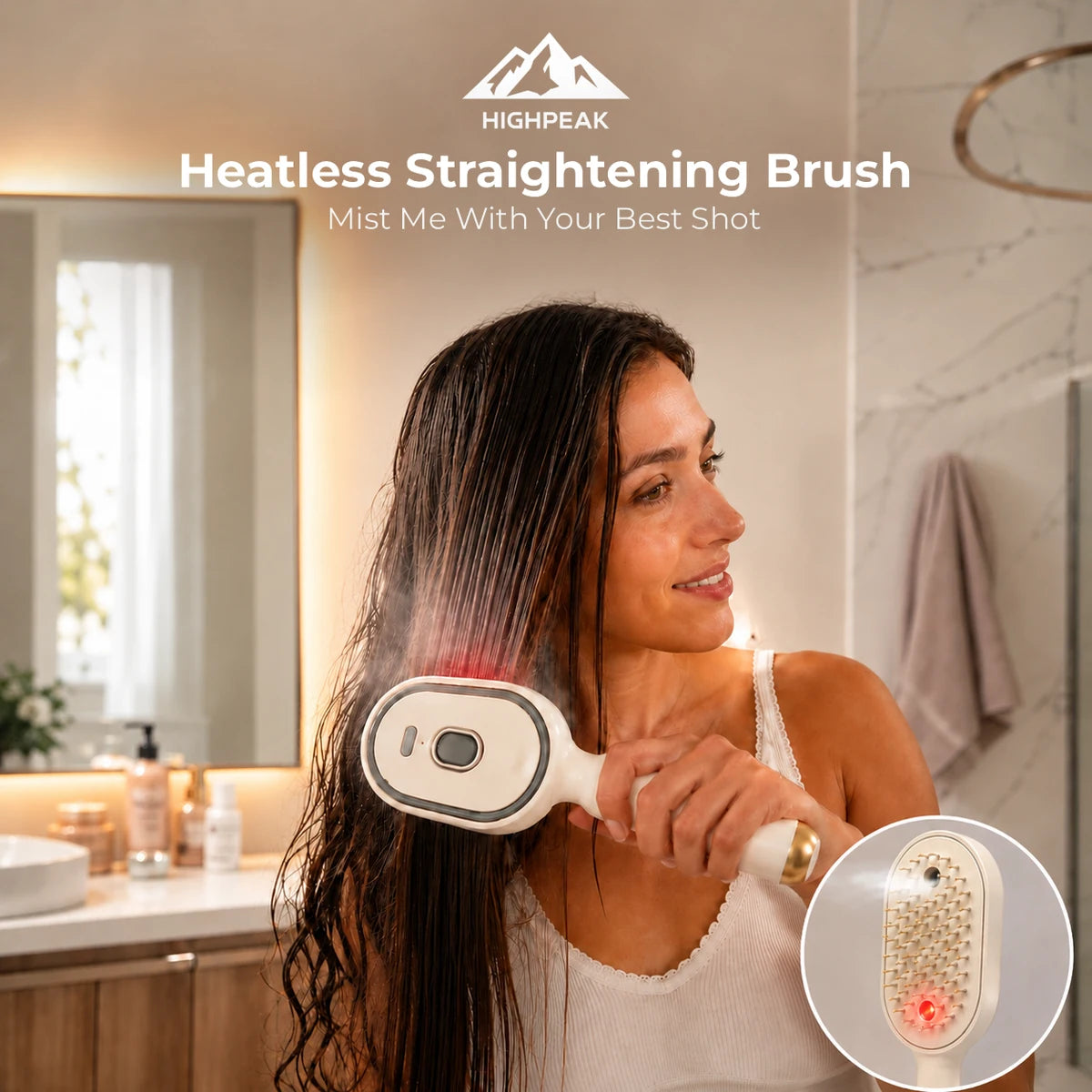 Heatless Straightening Brush