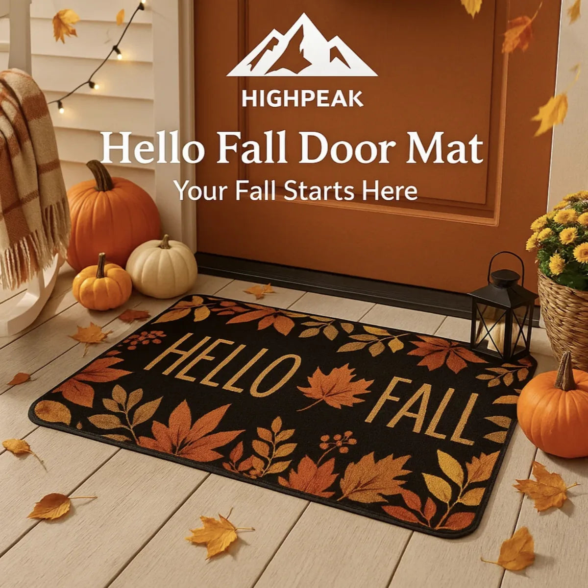 Hello Fall Door Mat
