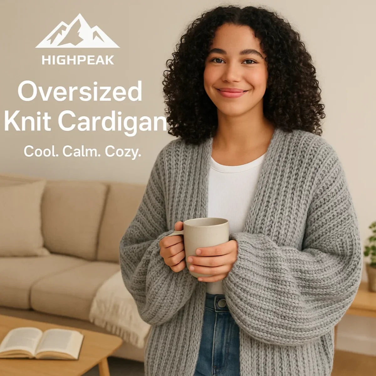 Oversized Knit Cardigan