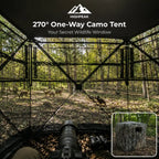 270° One-Way Camo Tent