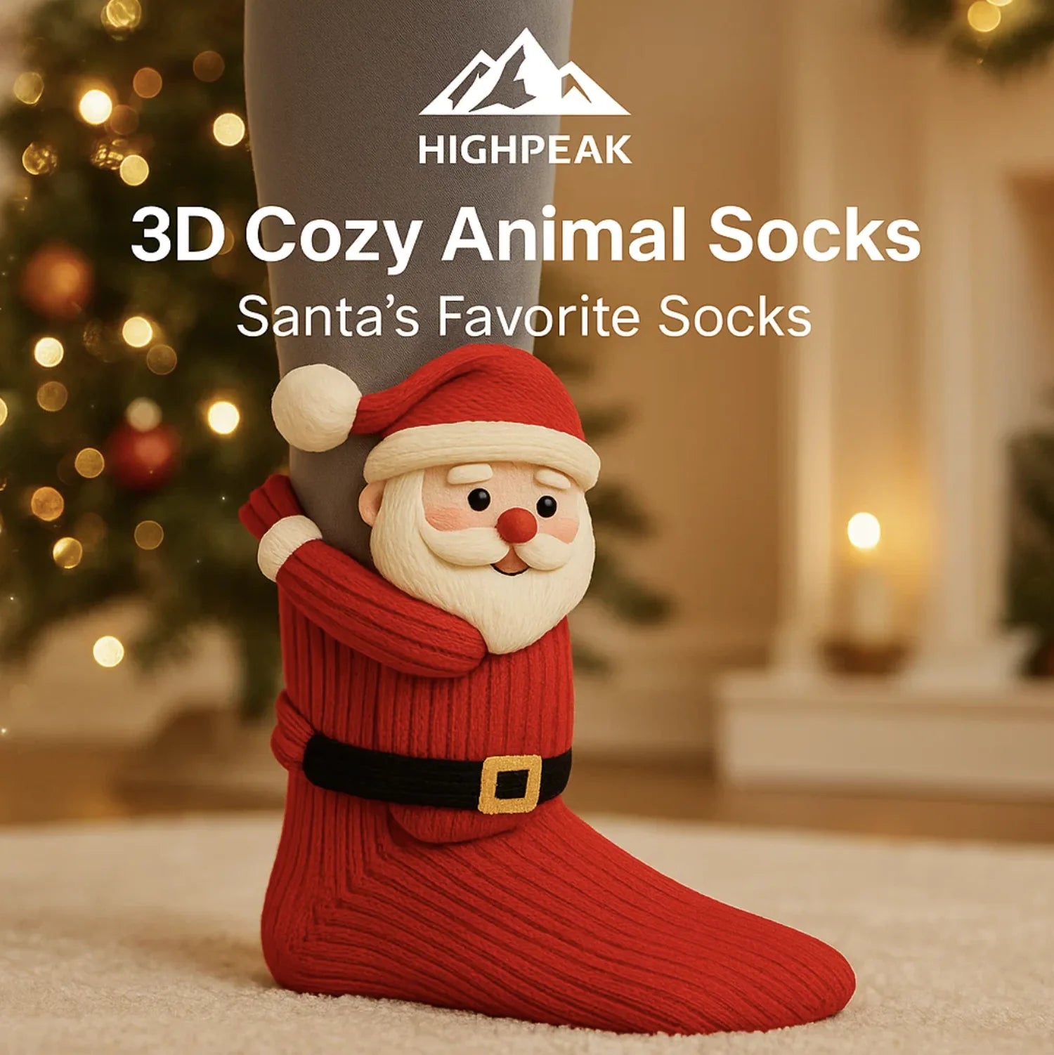 3D Cozy Animal Socks