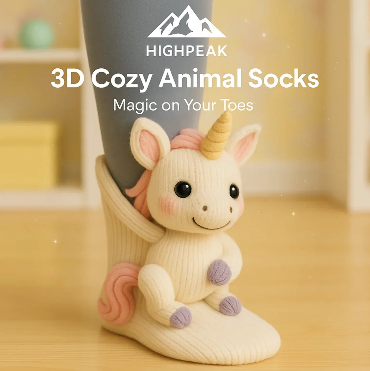 3D Cozy Animal Socks