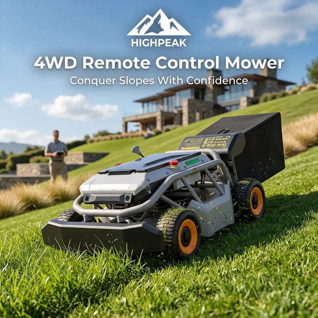 4WD Remote Control Mower