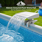 Above Ground Pool Waterfall