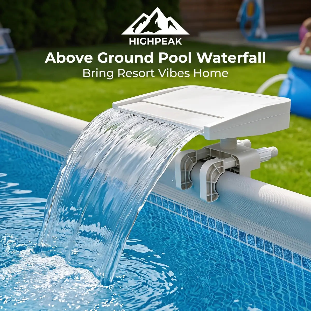 Above Ground Pool Waterfall