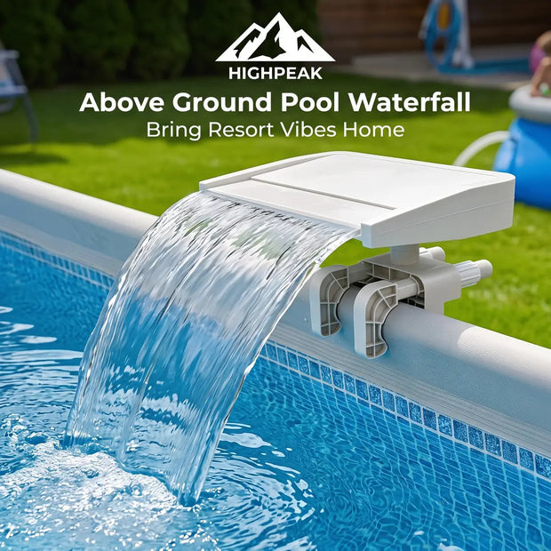 Above Ground Pool Waterfall