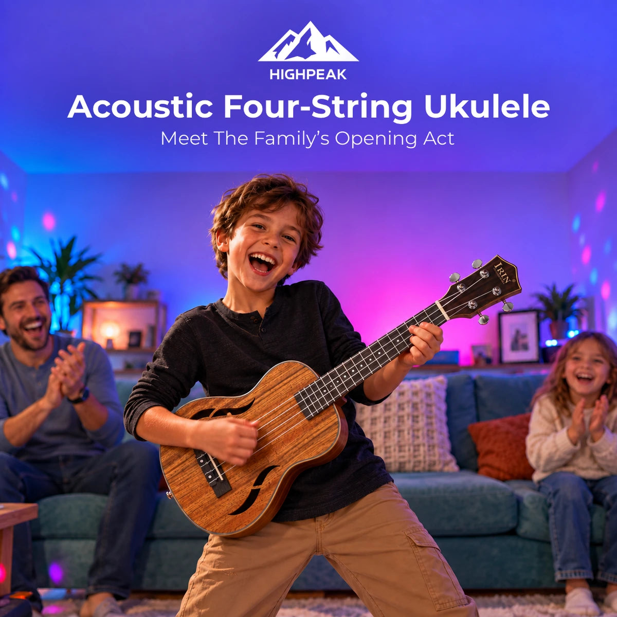 Acoustic Four-String Ukulele