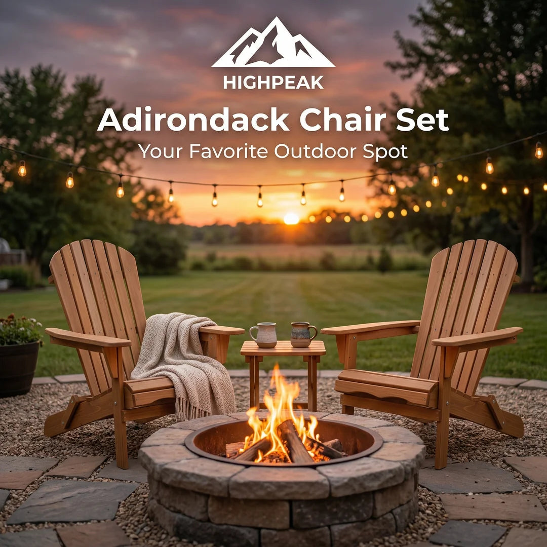 Adirondack Chair Set