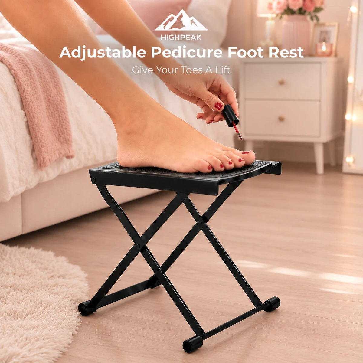 Adjustable Pedicure Foot Rest