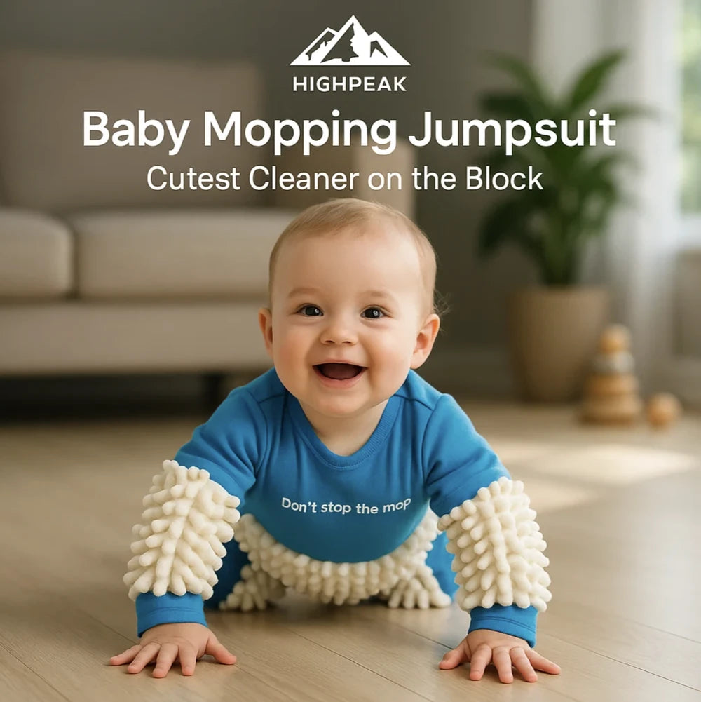 Baby Mopping Crawling Jumpsuit