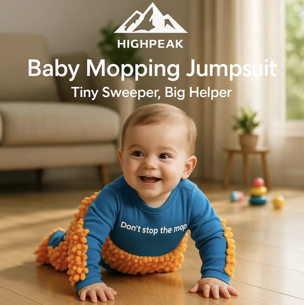 Baby Mopping Crawling Jumpsuit
