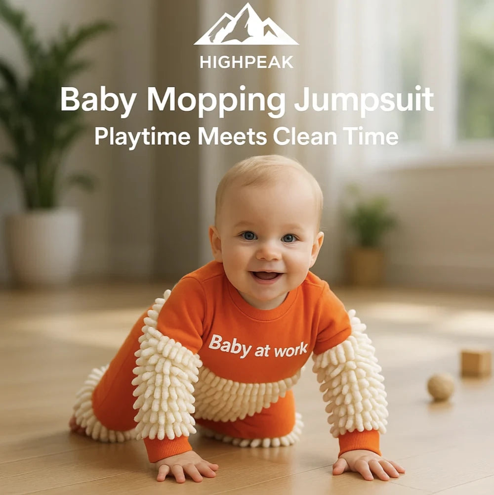 Baby Mopping Crawling Jumpsuit