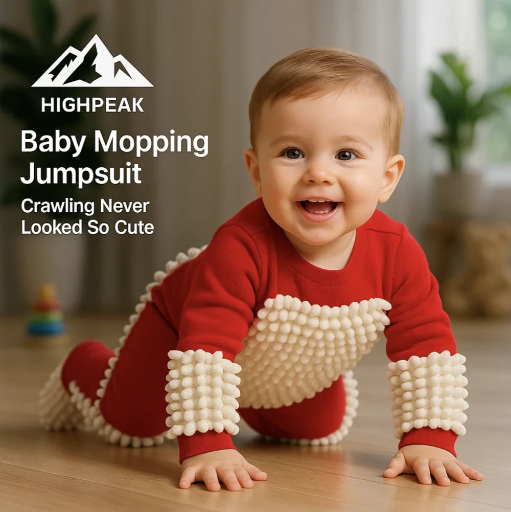 Baby Mopping Crawling Jumpsuit