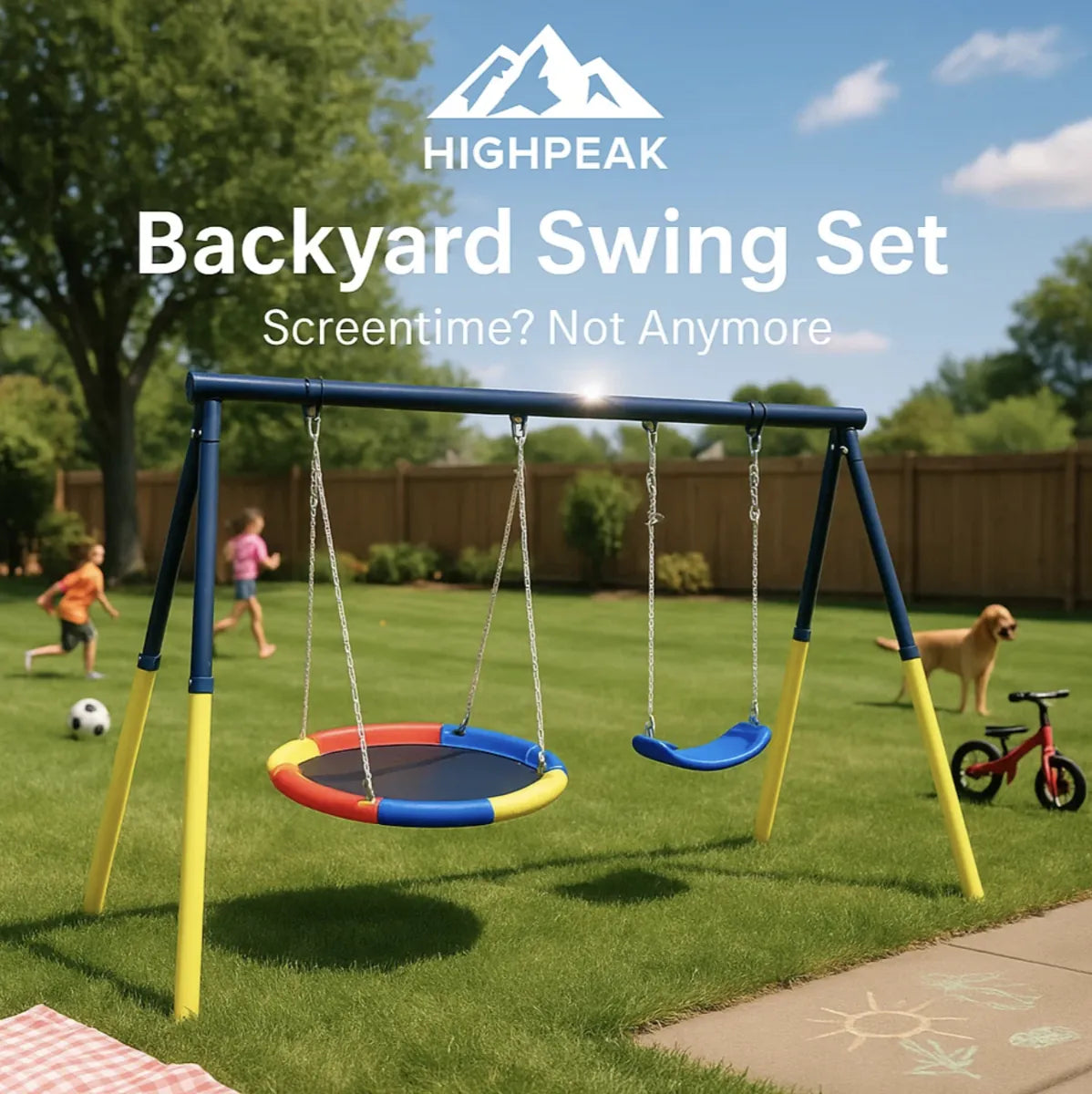 Backyard Swing Set