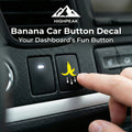 Banana Car Button Decal