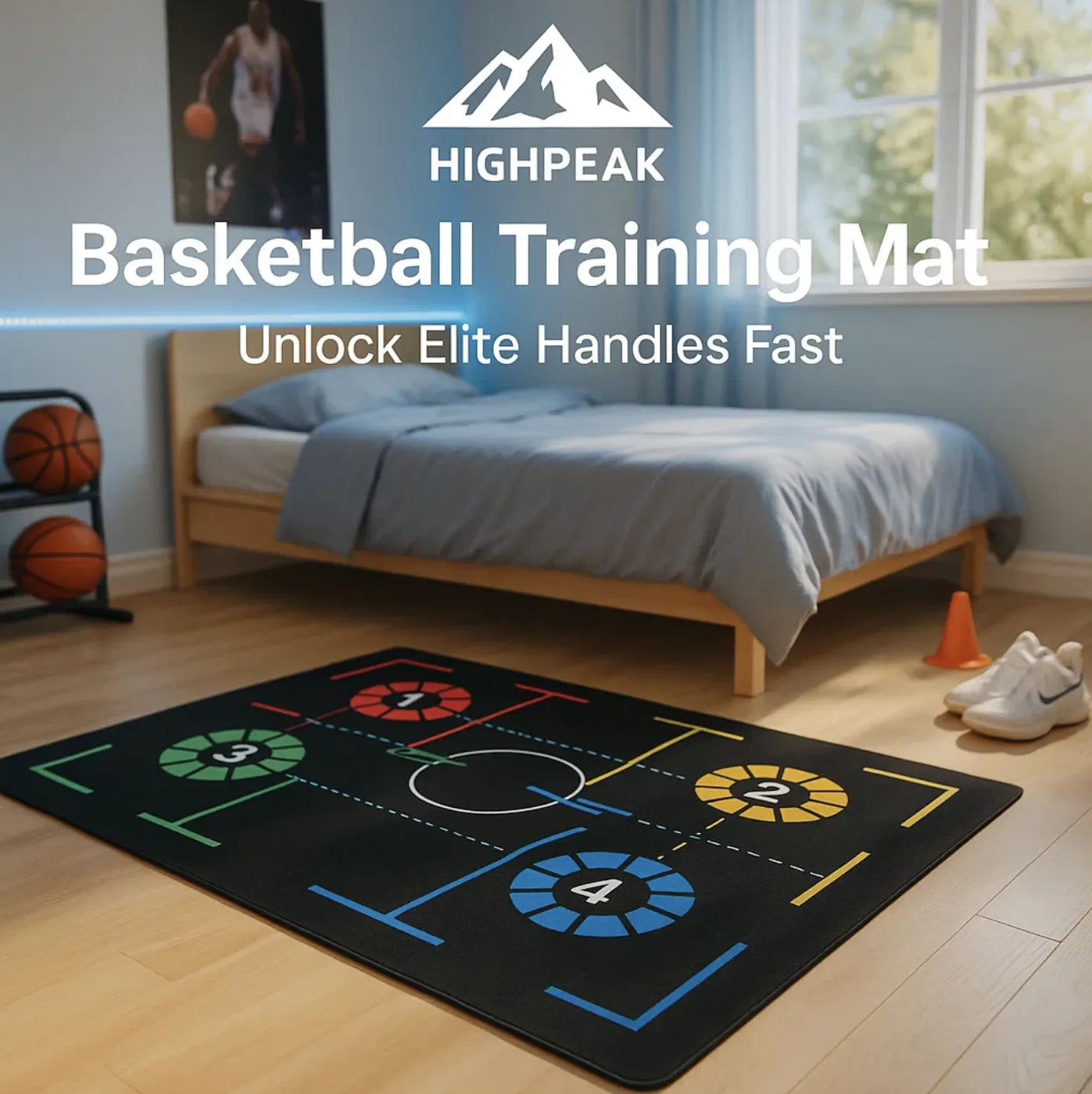 Basketball Dribble Training Mat