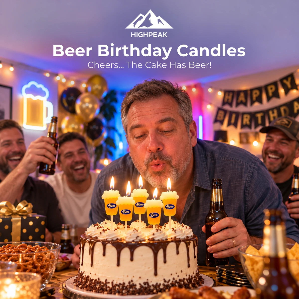 Beer Birthday Candles