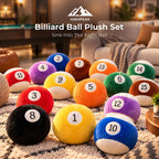 Billiard Ball Plush Set