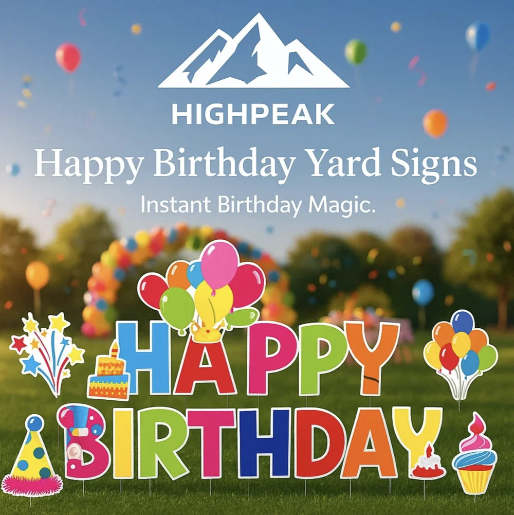 Happy Birthday Yard Signs