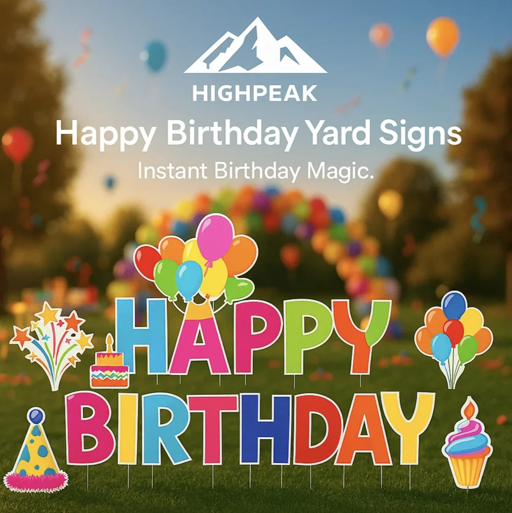 Happy Birthday Yard Signs
