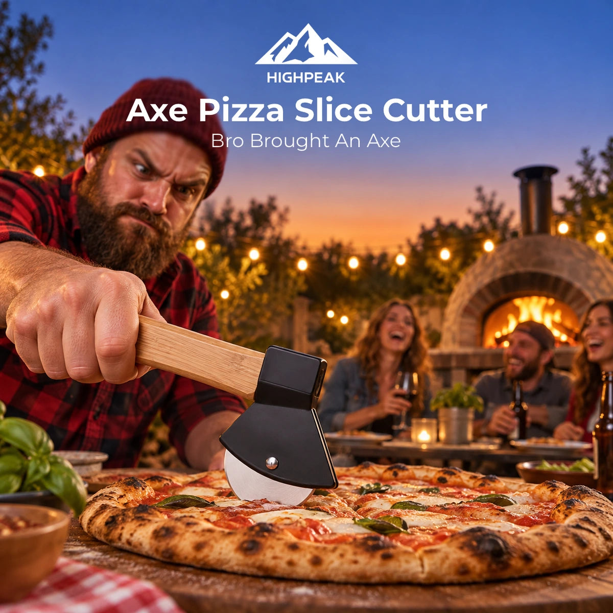 Axe Pizza Slice Cutter
