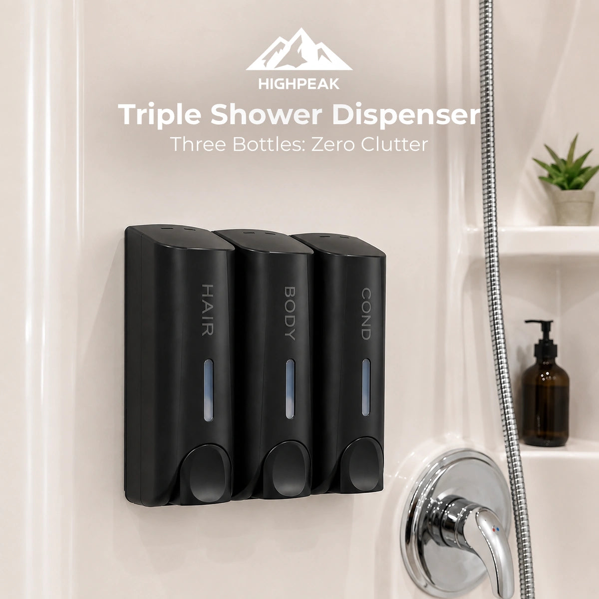 Triple Shower Dispenser