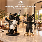 Bulldog Wine Bottle Holder