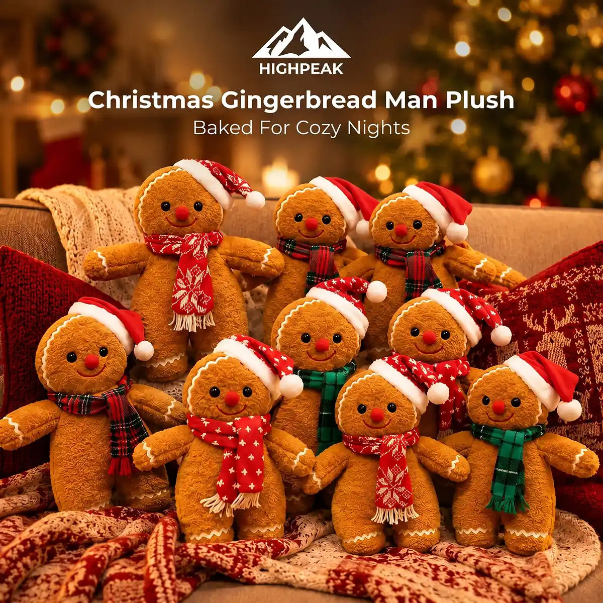 Christmas Gingerbread Man Plush