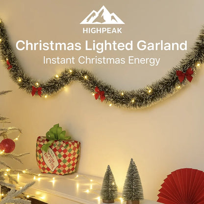Christmas Lighted Garland