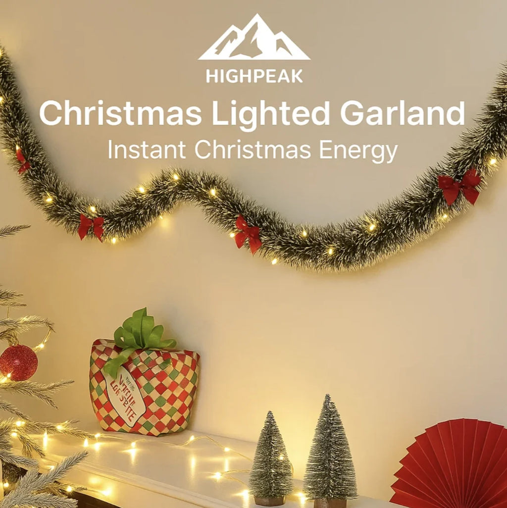 Christmas Lighted Garland