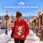 Christmas Pet Carrier Hoodie