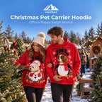 Christmas Pet Carrier Hoodie