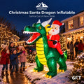 6FT Santa Dragon Inflatable