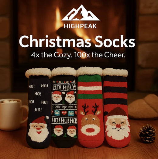 Christmas Socks - 4 Pack